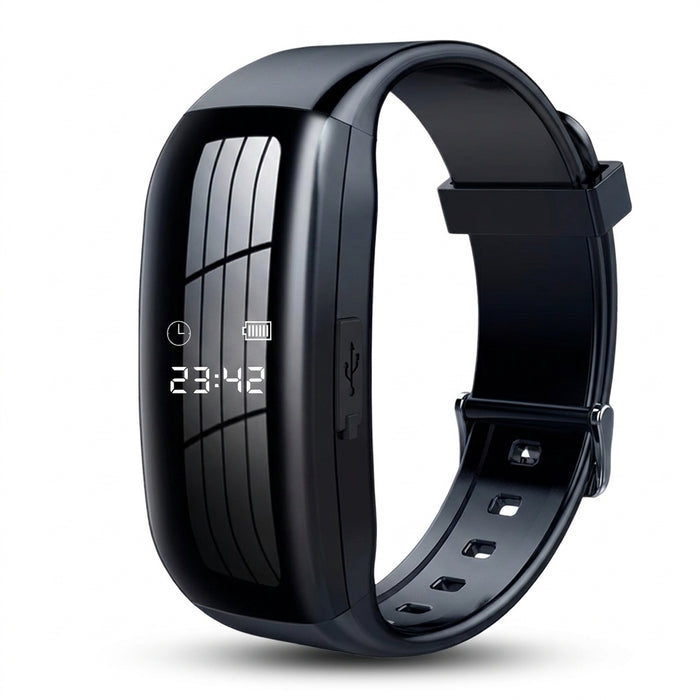 Mini 1080p Wristband Camera with Hidden TF Slot & Audio