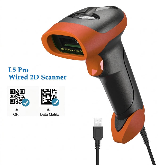 NETUM L8BL Pro Bluetooth 2D QR & PDF417 Wireless Barcode Scanner