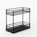 2-Tier Pull-Out Steel Spice Rack – Heavy-Duty Dual-Slide Cabinet Organiser