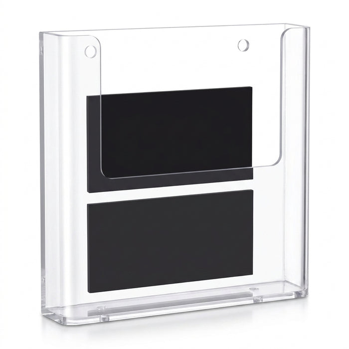 A4/A5 Wall-Mounted Clear Acrylic Brochure & Flyer Holder — Magnetic Options