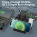 Wireless Fast Charging Docking Station with Multi USB Ports - 15W 10W 7.5W 5W Power Delivery, QC3.0, and USB-C Outputs - Ideal for iPhone 12 13 14 14Pro, Huawei Mate50, Samsung Galaxy S23, Xiaomi 13pro - Shopsta EU